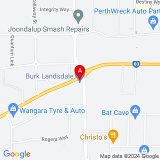 Gnangara Rd & Attwell St location map