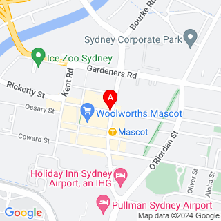 Church Ave & Bourke St location map