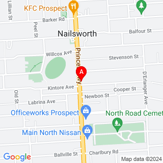 Main N Rd & Ellen St location map